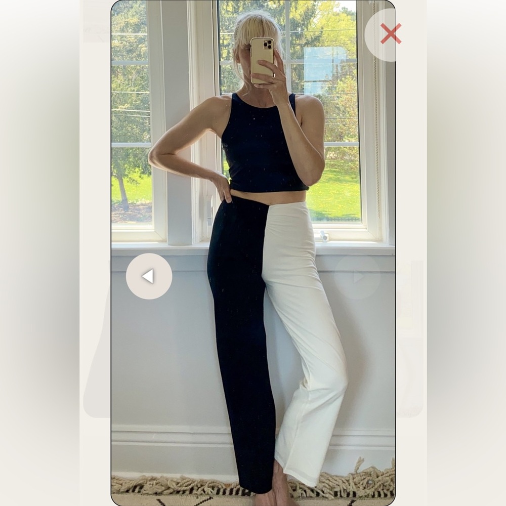 Paloma Wool Black and White Pants